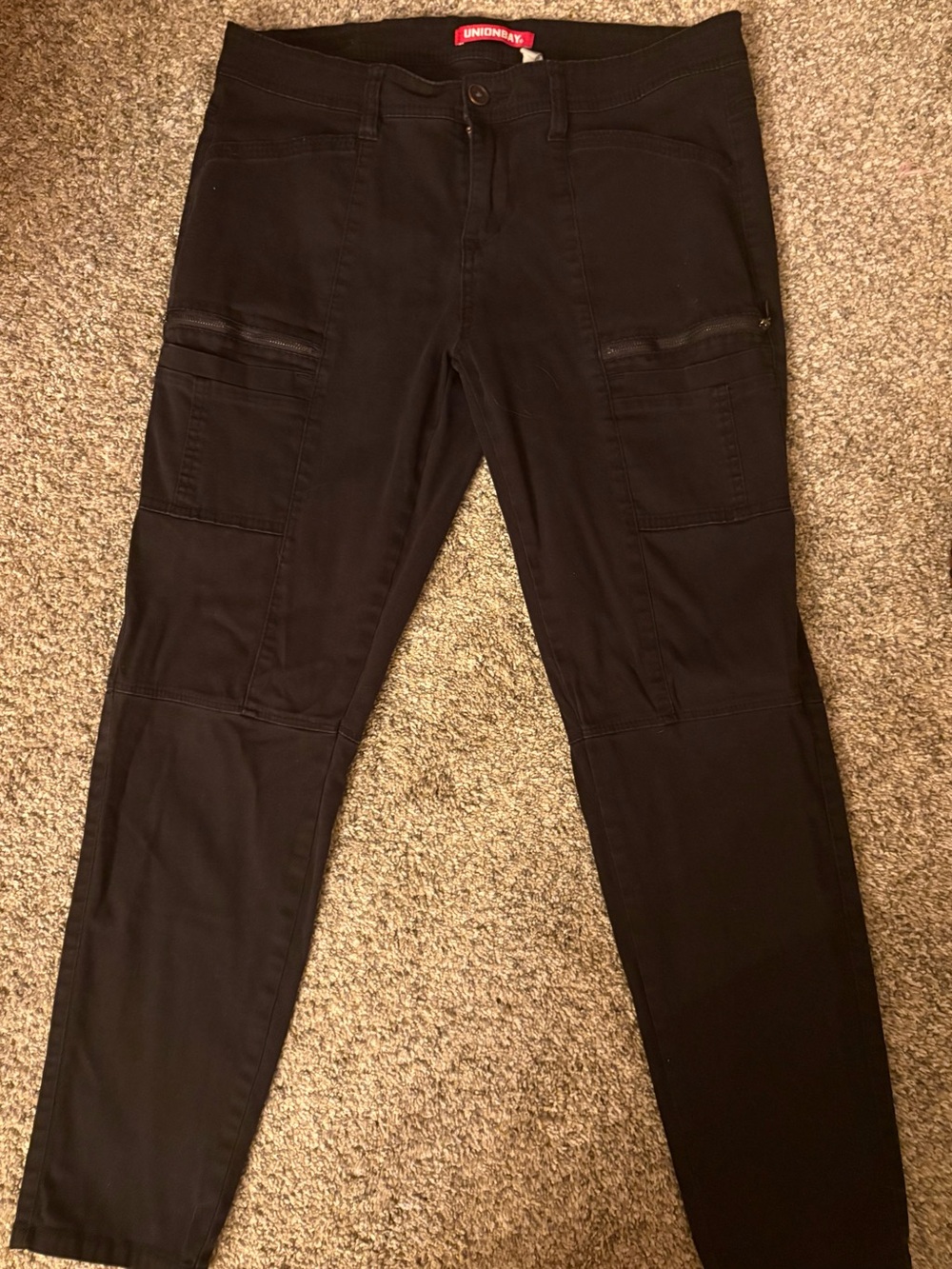 UNIONBAY Black Slim Cargo Pants